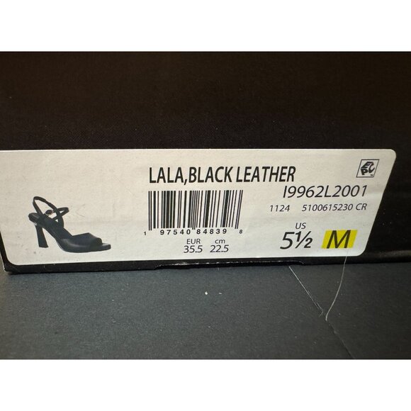 NEW Naturalizer Lala Black Leather Heels 5.5M - Picture 6 of 6